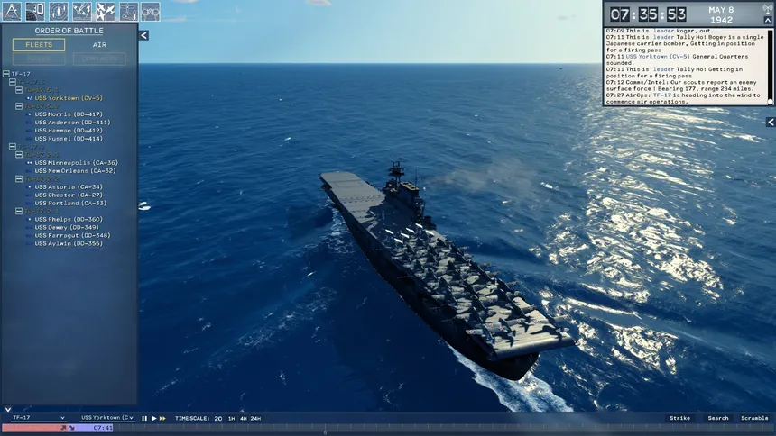 Скриншот 5 к игре Task Force Admiral - Vol.1: American Carrier Battles