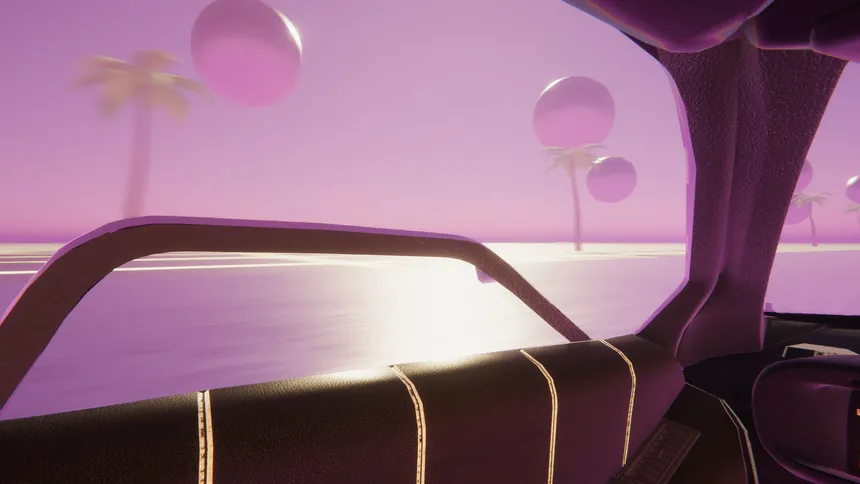 Скриншот 4 к игре Vaporwave Road VR