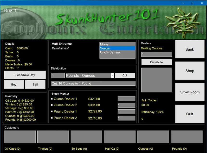 Скриншот 1 к игре SkunkHunter 101