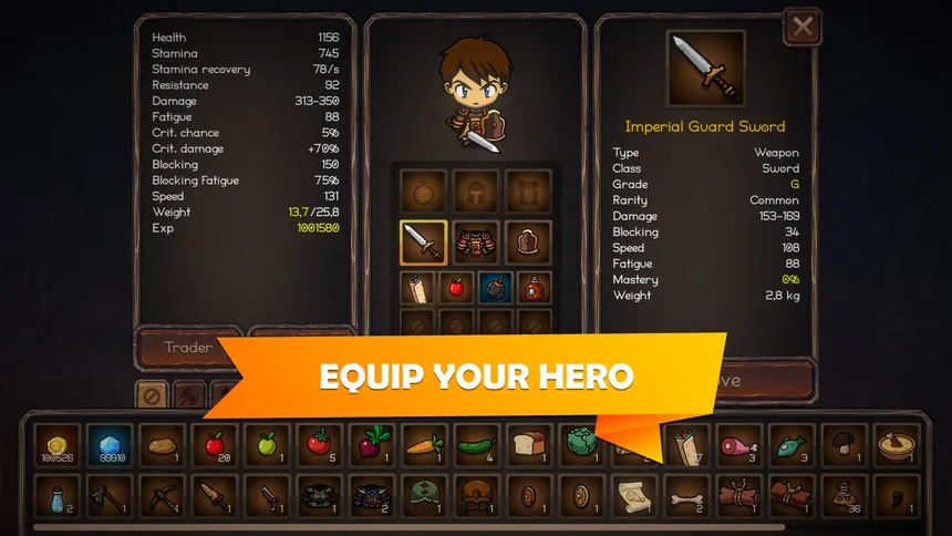 Скриншот 8 к игре Kinda Heroes: The cutest RPG ever!