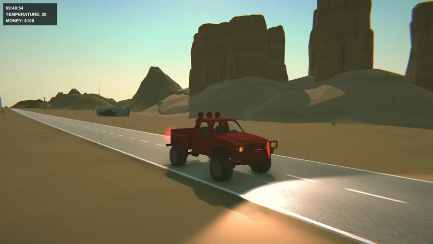 Скриншот 1 к игре Long Car Journey - A road trip game