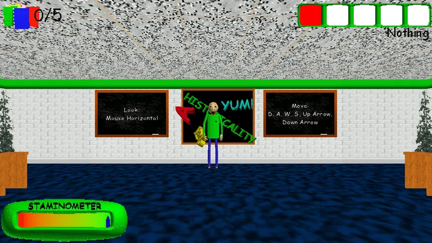 Скриншот 4 к игре Baldi's Basics Plus