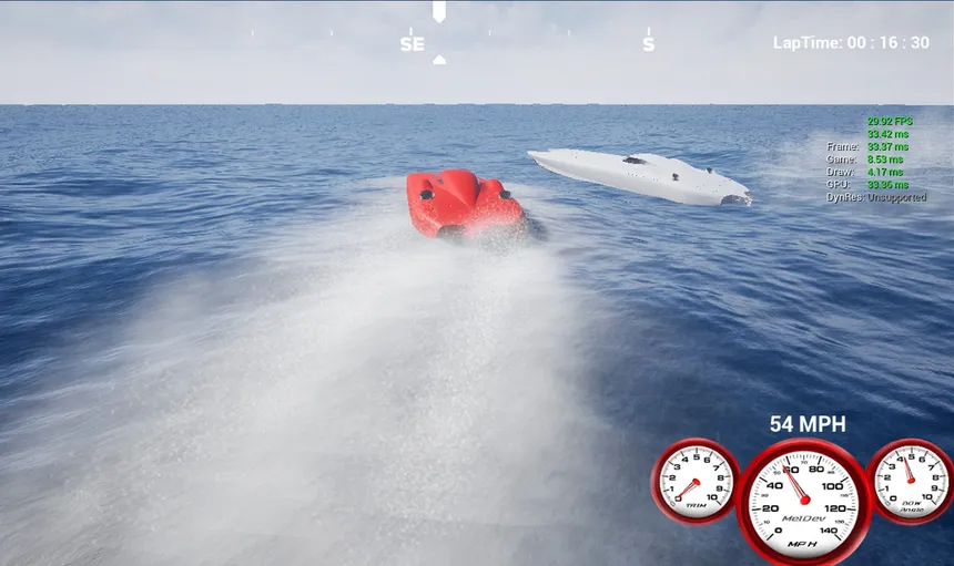 Скриншот 1 к игре MelDEV Power Boat Racing