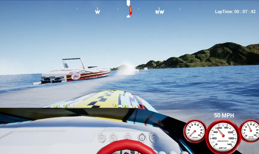 Скриншот 4 к игре MelDEV Power Boat Racing