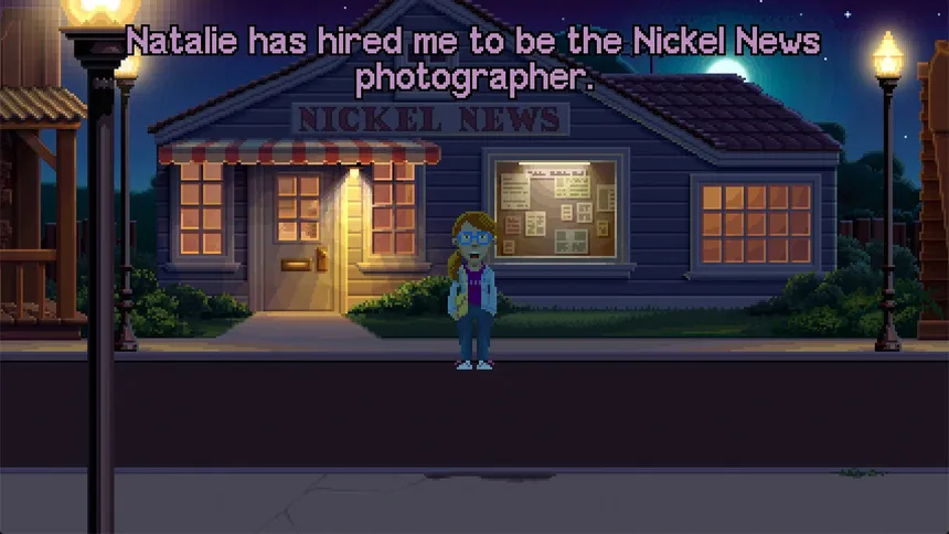 Скриншот 1 к игре Delores: A Thimbleweed Park Mini-Adventure