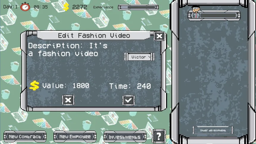 Скриншот 2 к игре Video Editor Tycoon