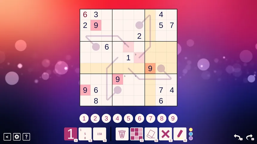 Скриншот 1 к игре Thermo Sudoku