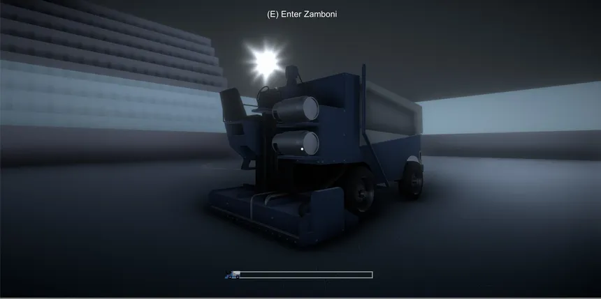 Скриншот 3 к игре Generic Untrademarked Ice Resurfacing Vehicle & Depression Simulator 2019.