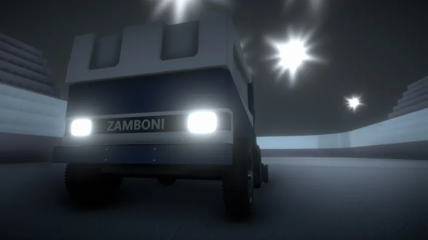 Скриншот 4 к игре Generic Untrademarked Ice Resurfacing Vehicle & Depression Simulator 2019.