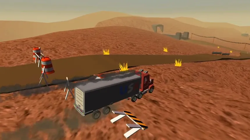Скриншот 1 к игре Freelance Trucker: Insurance Fraud Edition