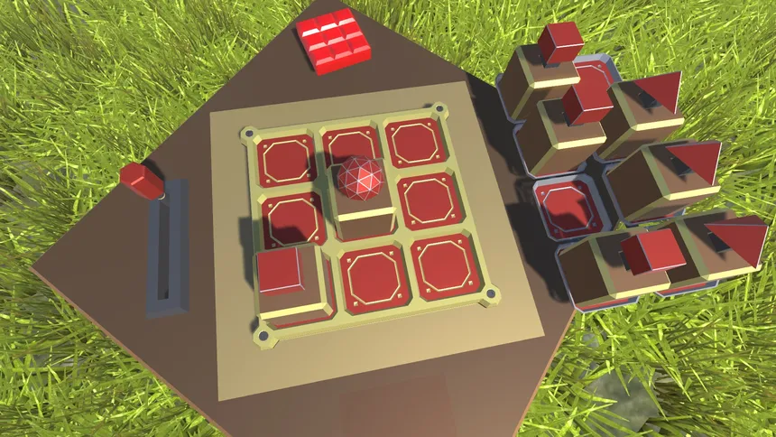 Скриншот 2 к игре The Cubedex of Brass and Wood