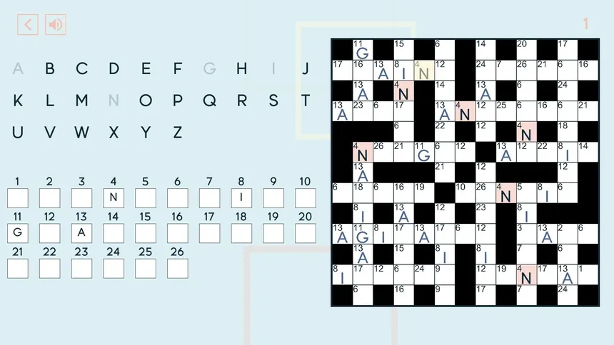 Скриншот 1 к игре Simply Puzzles: Codewords