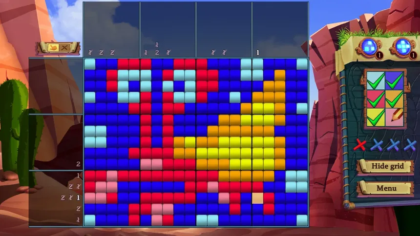 Скриншот 1 к игре Adventure mosaics. Small Islanders