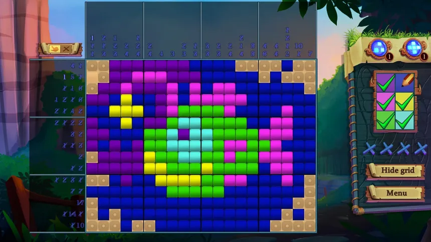 Скриншот 6 к игре Adventure mosaics. Small Islanders