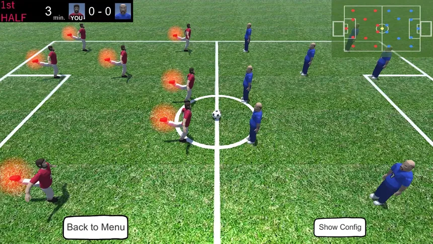 Скриншот 1 к игре Oneteam Soccer