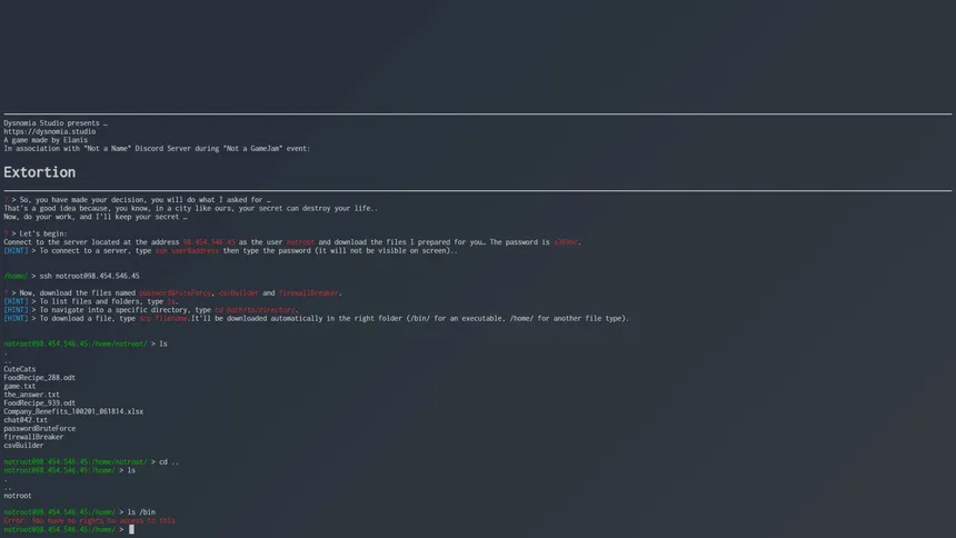 Скриншот 4 к игре Extortion