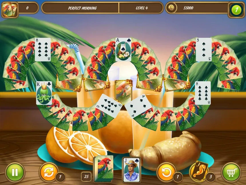Скриншот 4 к игре Solitaire Beach Season Sounds of Waves