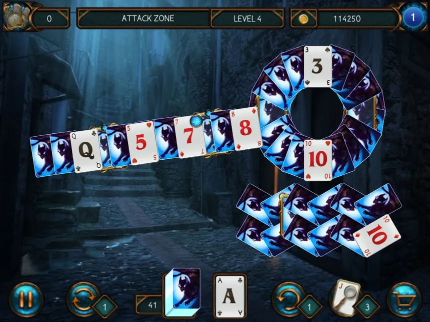 Скриншот 1 к игре Detective Solitaire Inspector Magic and the Man Without Face