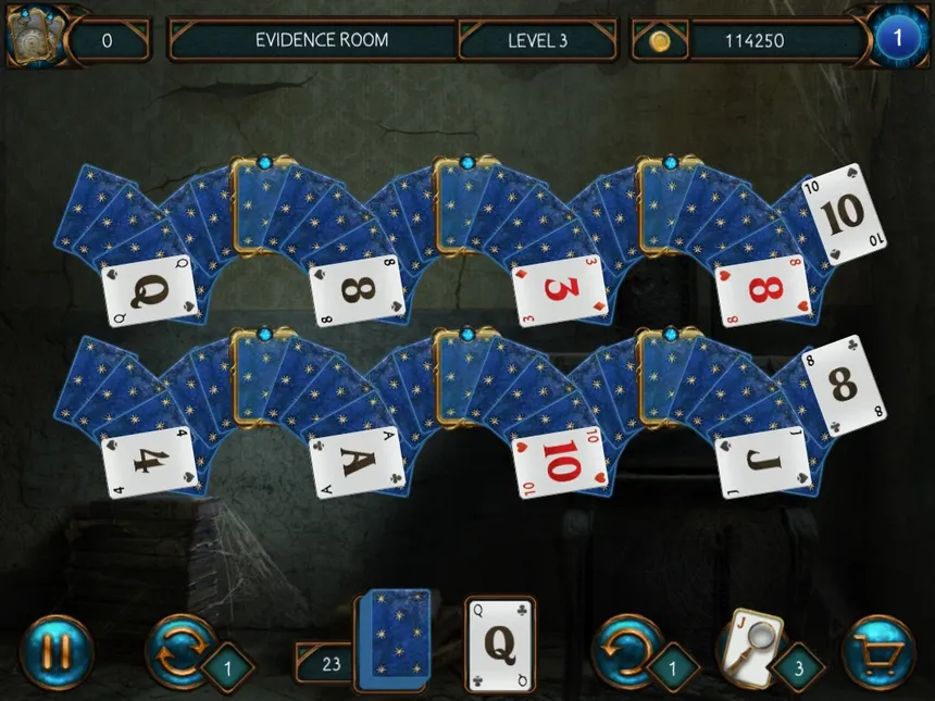 Скриншот 4 к игре Detective Solitaire Inspector Magic and the Man Without Face