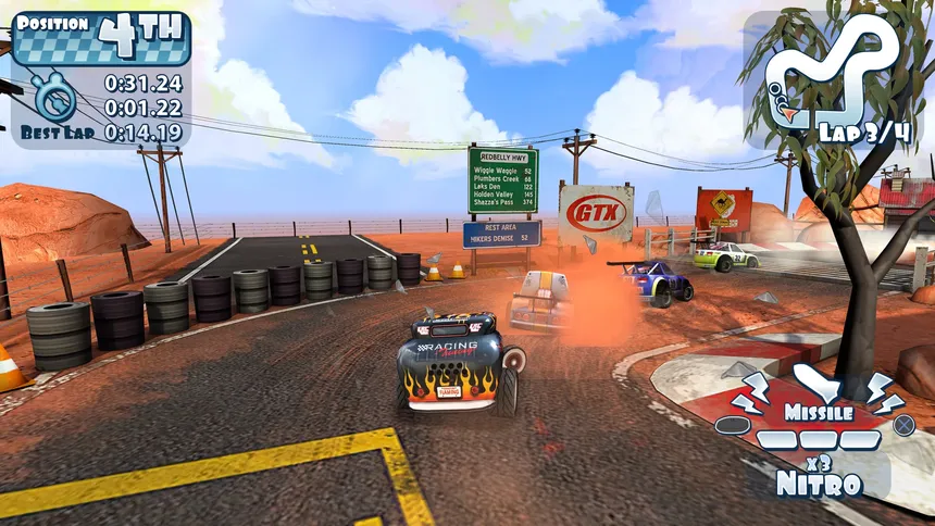 Скриншот 2 к игре Mini Motor Racing X