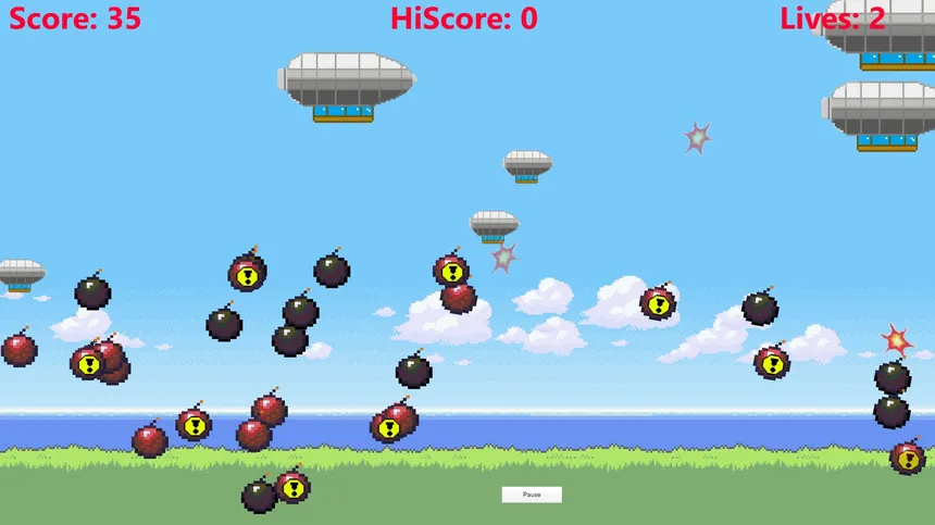 Скриншот 1 к игре Pixel Bombs