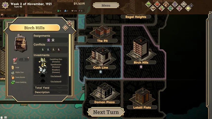Скриншот 1 к игре The Commission 1920: Organized Crime Grand Strategy