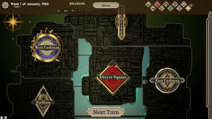 Скриншот 3 к игре The Commission 1920: Organized Crime Grand Strategy