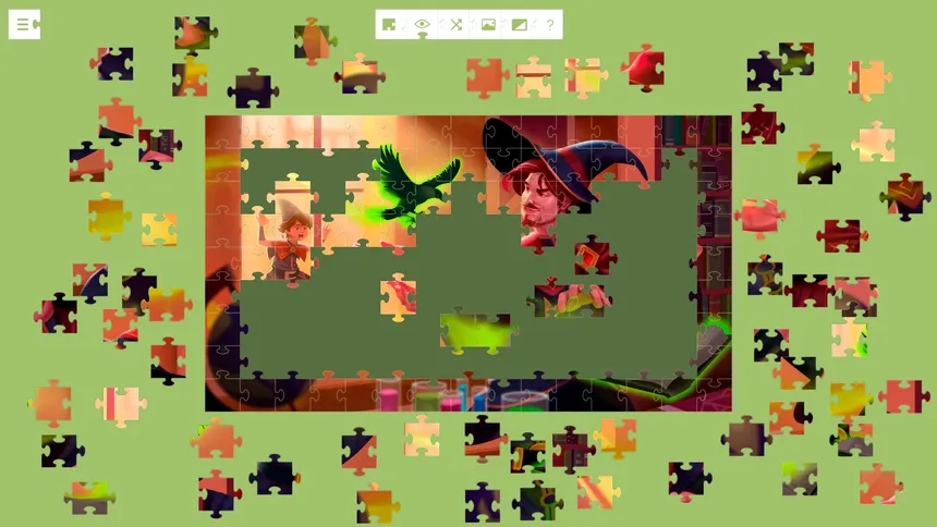 Скриншот 5 к игре Magic Lessons in Wand Valley - a jigsaw puzzle tale