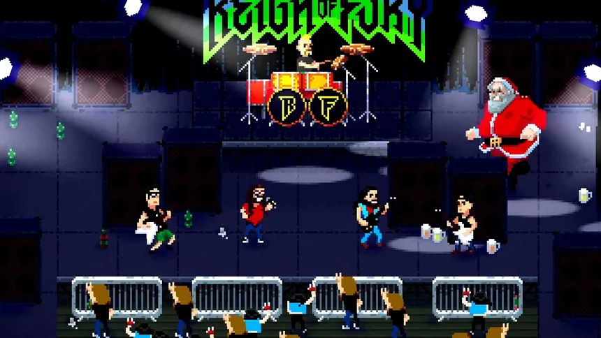 Скриншот 2 к игре Headbangers in Holiday Hell