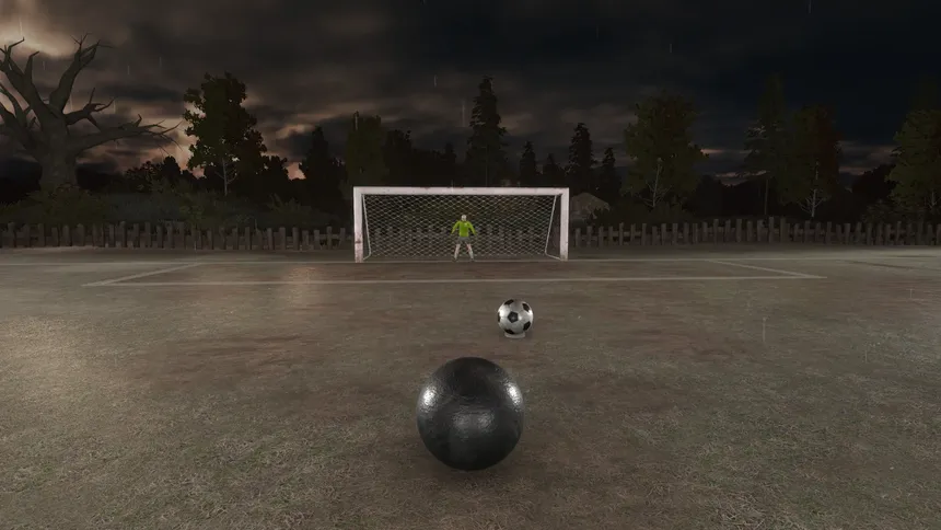 Скриншот 2 к игре Dark Roll: Free Kick Challenge