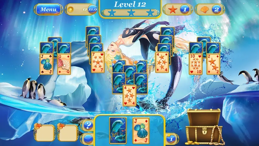 Скриншот 3 к игре Maidens of the Ocean Solitaire