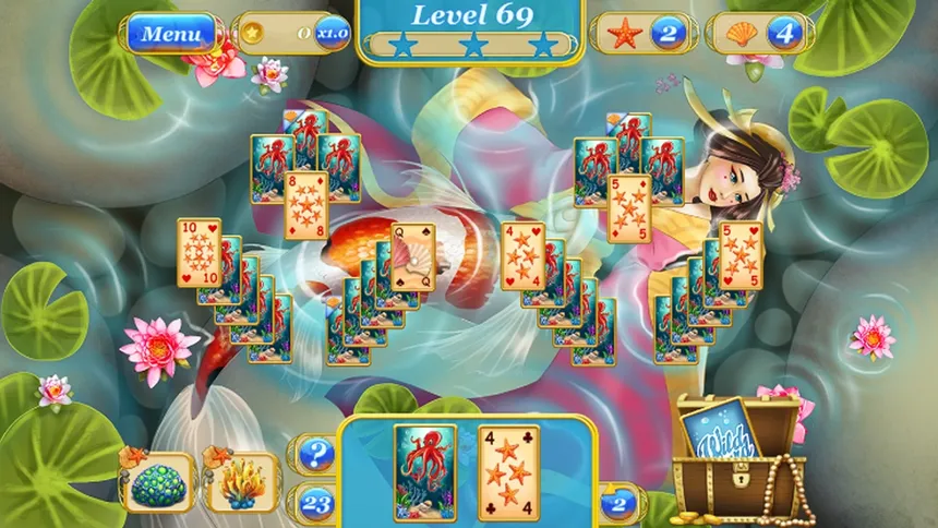 Скриншот 5 к игре Maidens of the Ocean Solitaire