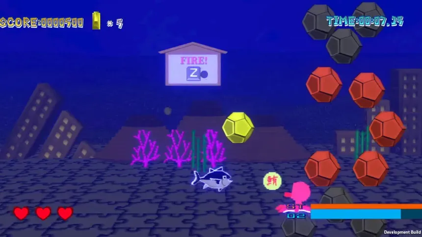 Скриншот 2 к игре 往け！往け！マグロ - THE SHOOTING MAGURO -