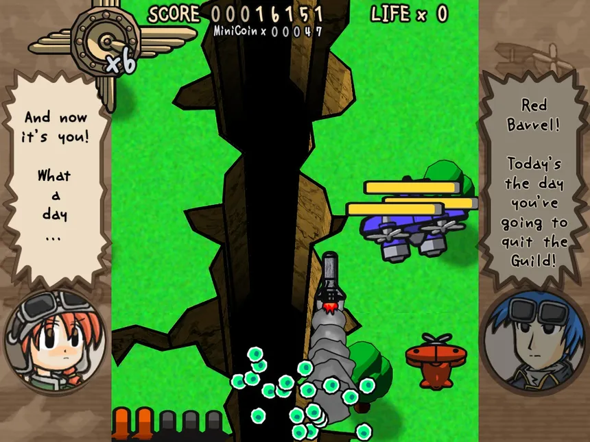 Скриншот 1 к игре Flying Red Barrel - The Diary of a Little Aviator