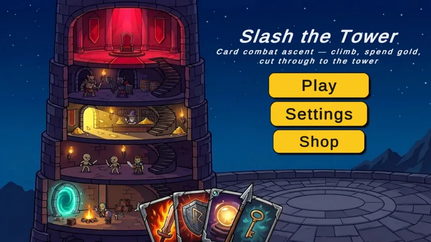 Скриншот 1 к игре Slash The Tower