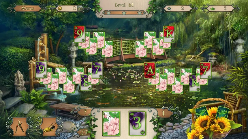 Скриншот 1 к игре Flowers Garden Solitaire
