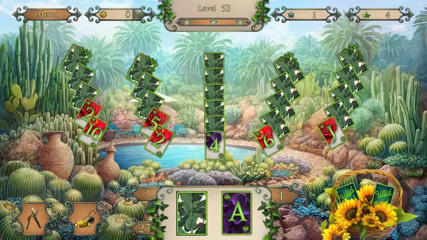 Скриншот 3 к игре Flowers Garden Solitaire
