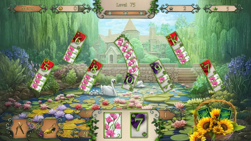 Скриншот 4 к игре Flowers Garden Solitaire