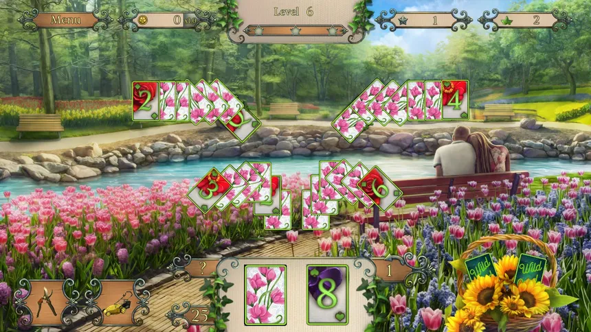 Скриншот 5 к игре Flowers Garden Solitaire