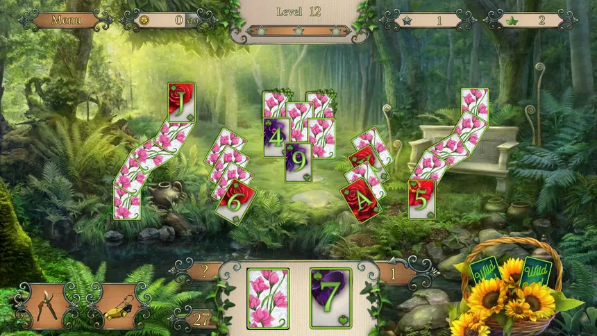 Скриншот 6 к игре Flowers Garden Solitaire