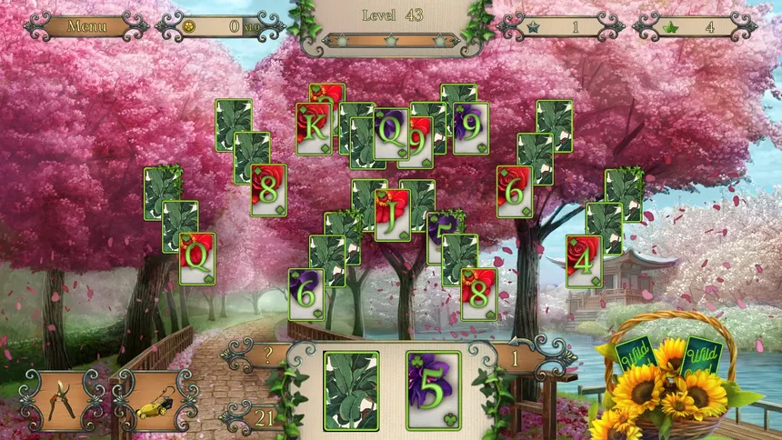 Скриншот 8 к игре Flowers Garden Solitaire