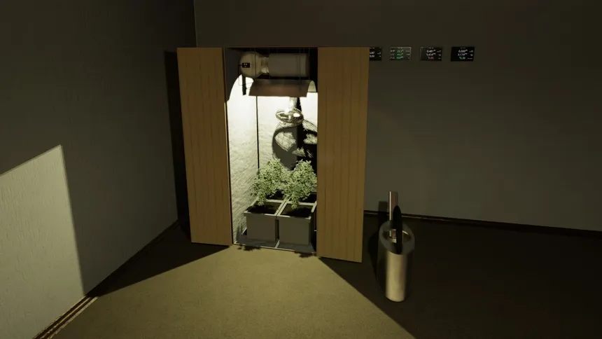 Скриншот 1 к игре Medicinal Herbs - Cannabis Grow Simulator