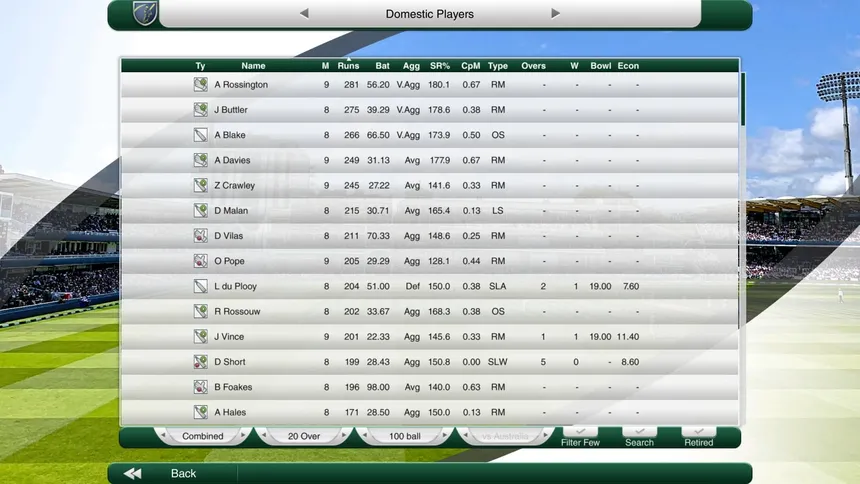 Скриншот 8 к игре Cricket Captain 2020