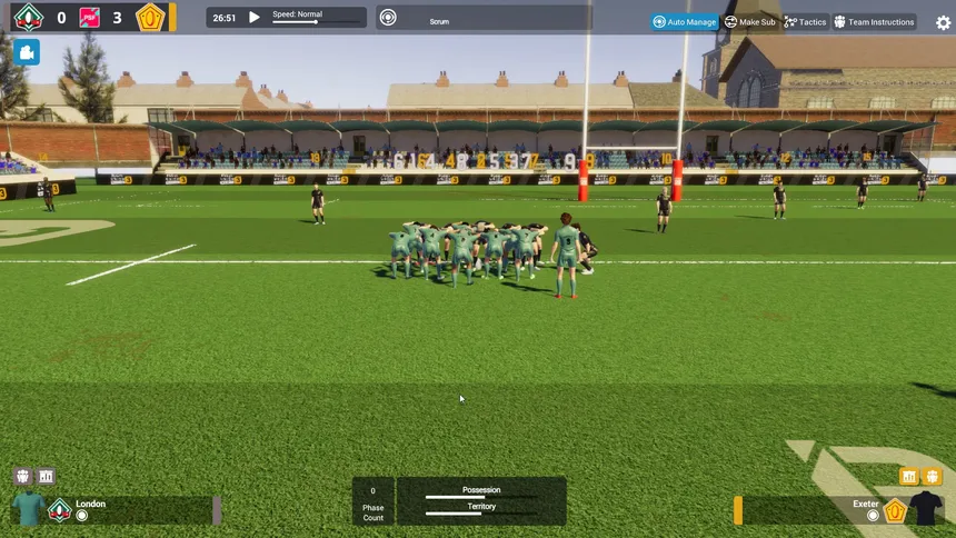 Скриншот 1 к игре Rugby Union Team Manager 3