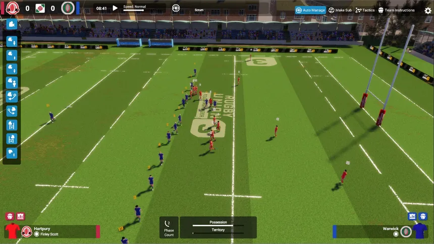 Скриншот 2 к игре Rugby Union Team Manager 3