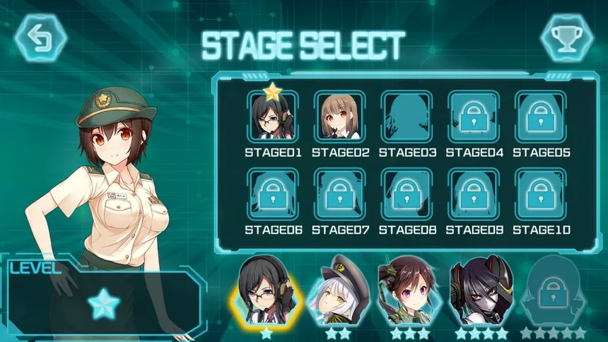 Скриншот 4 к игре Bishoujo Battle Cyber Panic!