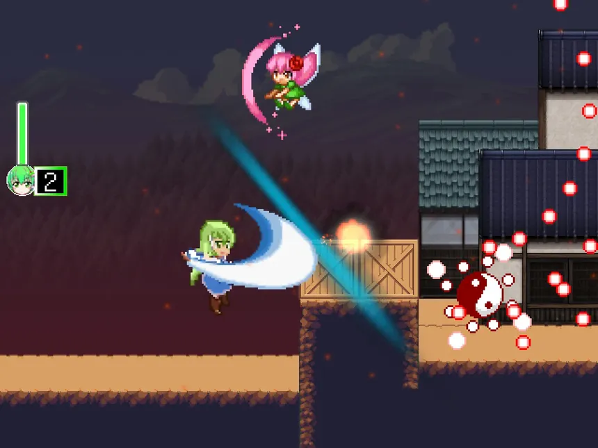 Скриншот 3 к игре Sanae Toumaden X / 早苗討魔伝X
