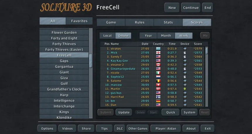 Скриншот 5 к игре Solitaire 3D
