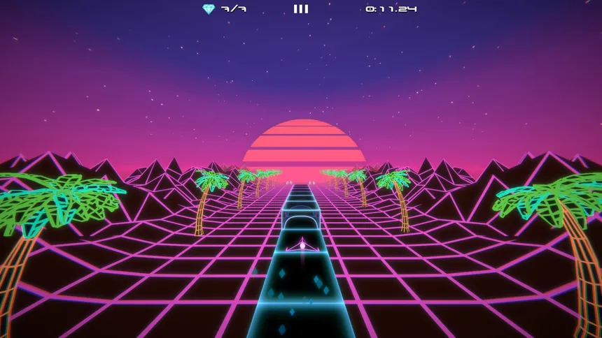 Скриншот 1 к игре Neon Ride