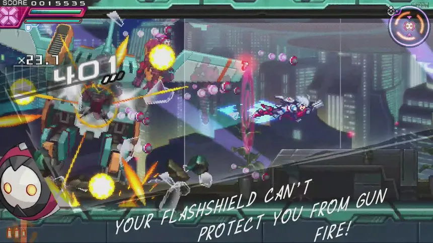 Скриншот 8 к игре Azure Striker Gunvolt 2